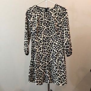 LOFT leopard print dress